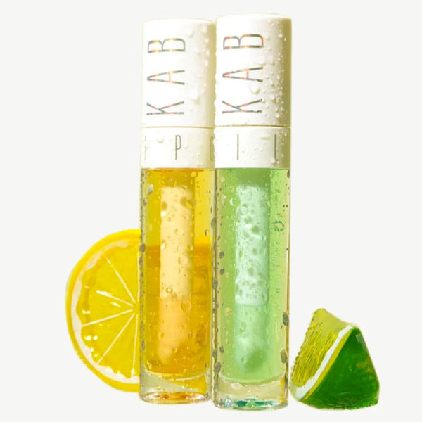 Kab Cosmetics Lemon and Lime Lip Oil Duo