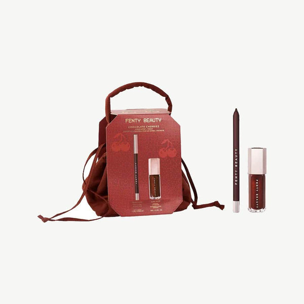 Fenty Beauty Chocolate Cherriez 2-Piece Lip Set + Pouch *Pre Orden*