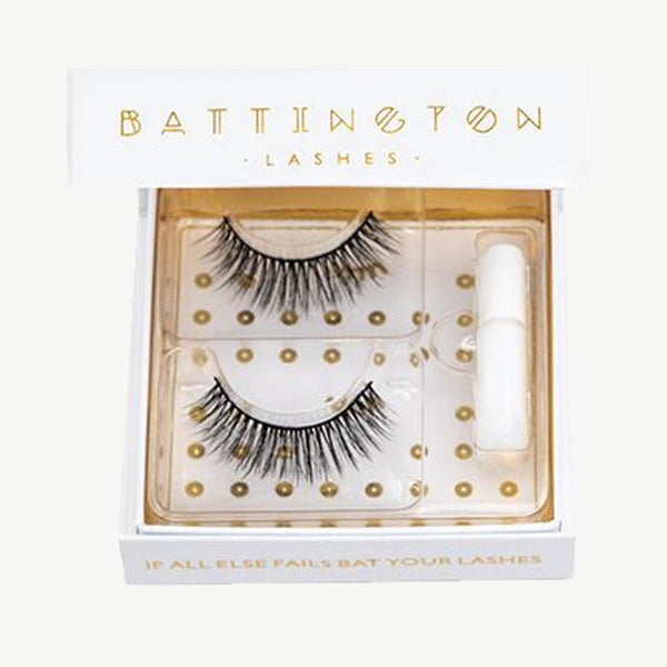 Battington Lashes Harlow with Mini Glue