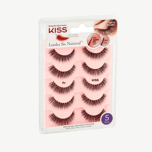 Kiss Looks So Natural Lash Multipack Shy 5 pairs